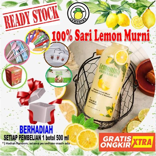 

LEMONINA 500 ml DIET LEMON 100% Murni Original Tanpa Pengawet