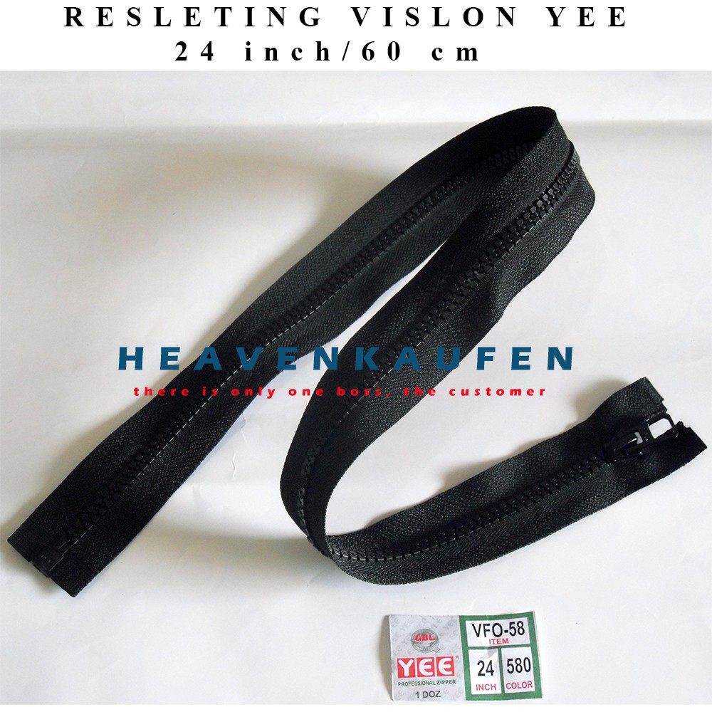 Resleting Vislon Merk YEE 24 inch/60 cm Hitam