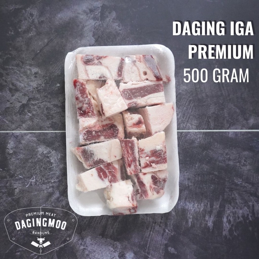 

Iga Sapi Premium 500gr / Daging Backribs AUS / Iga Belakang Sapi Impor