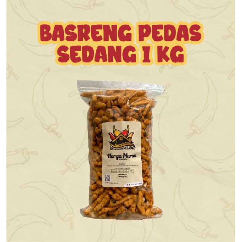 

BASRENG ( BAKSO GORENG) PEDAS SEDANG 1 KG ENDOLITA