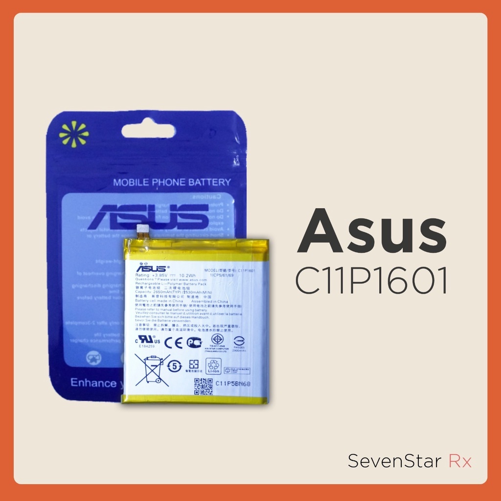 Batre Baterai Battery ASUS Zenfone Live ZB501KL A007 C11P1601 ORI