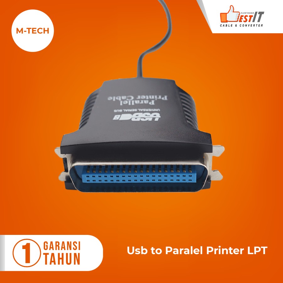 Kabel USB 2.0 to LPT Paralel Printer Original M-tech