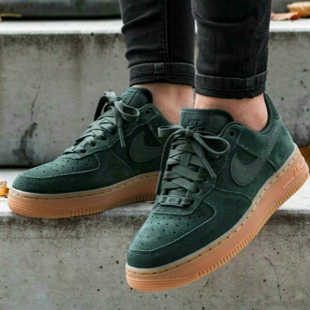 Nike Air Force 1 Suede Green Premium