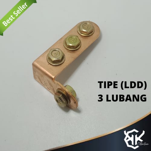 Plat Aki Tembaga 3 Lubang Header Aki Tembaga Plat Tembaga