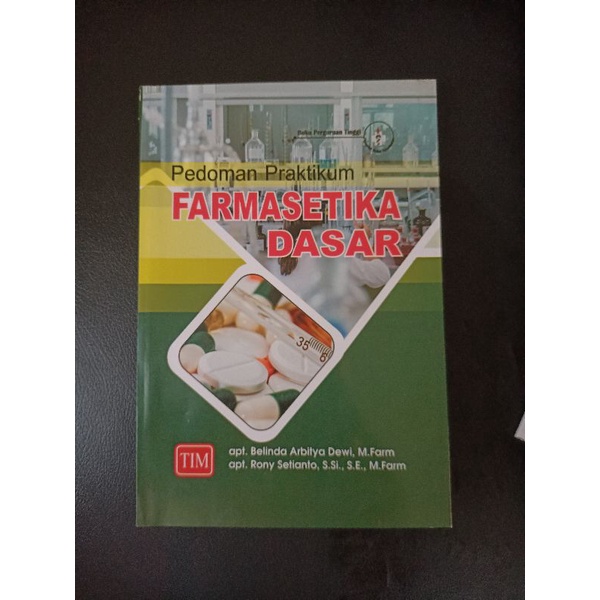 Jual Original Buku Pedoman Praktikum Farmasetika Dasar | Shopee Indonesia