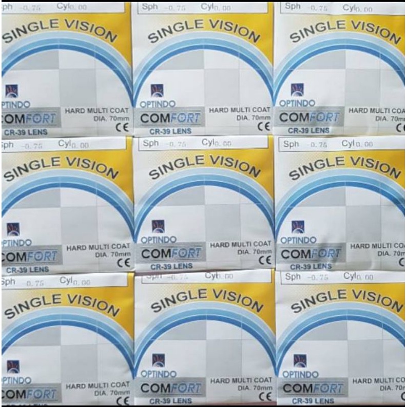 Lensa Plus (+) Kacamata CRMC 1.56 Single Vision/ Lensa Anti Gores Anti Silau +0.25 s/d +4.00