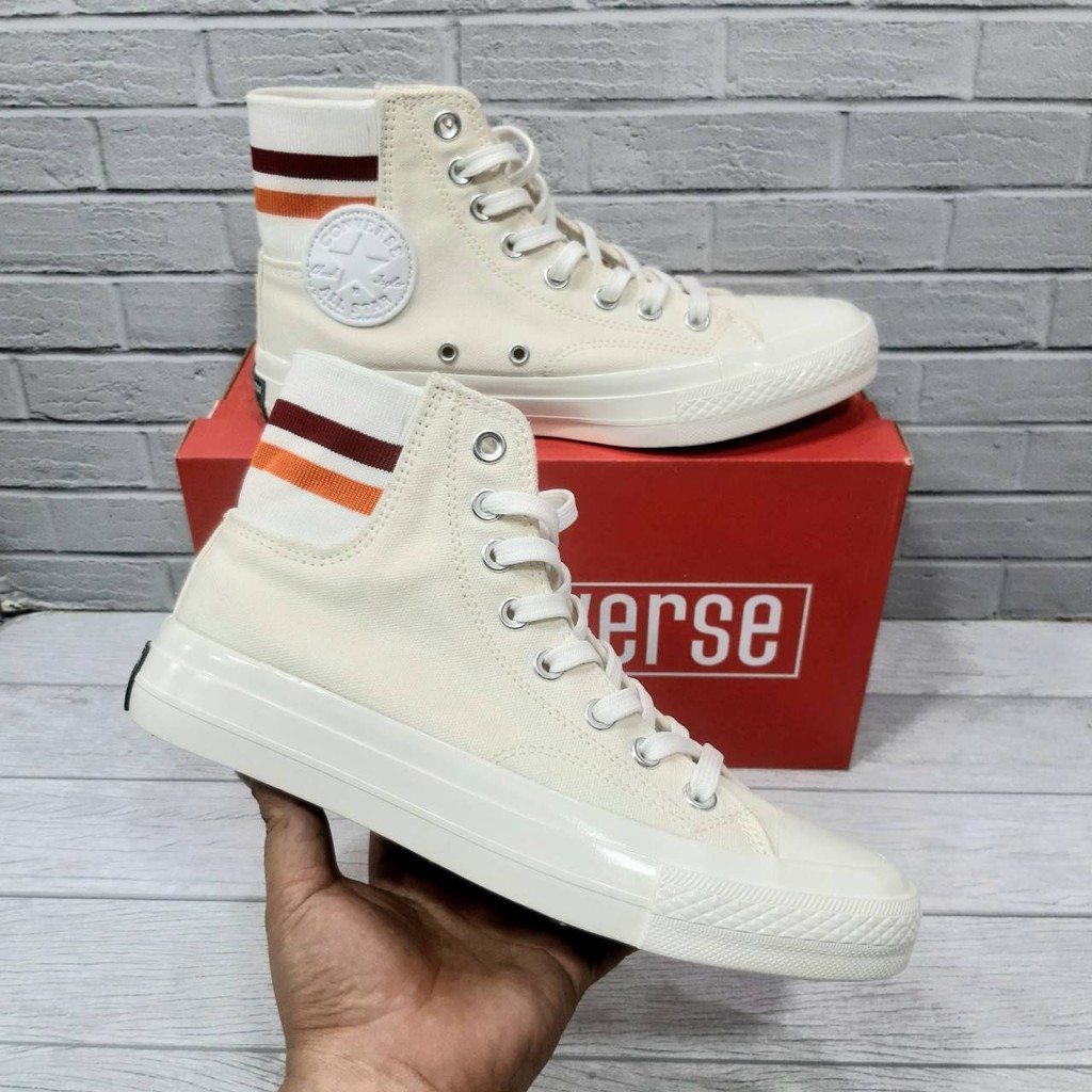 MEGA SALE 9.9 CONVERSE 70S HI RETRO PUTIH (BISA COD) Sepatu Converse All Star Tinggi