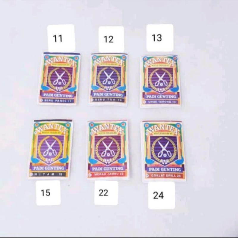 WANTEX PADI PEWARNA KAIN/TEXTILE HARGA PER PCS