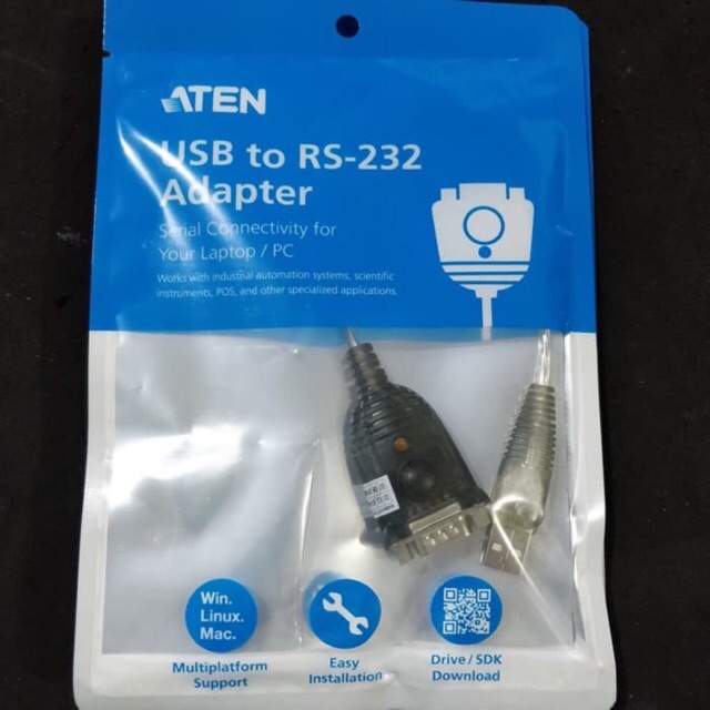 Kabel printer Aten UC232A USB - Serial converter | USB to RS-232 Adapter | USB to Serial