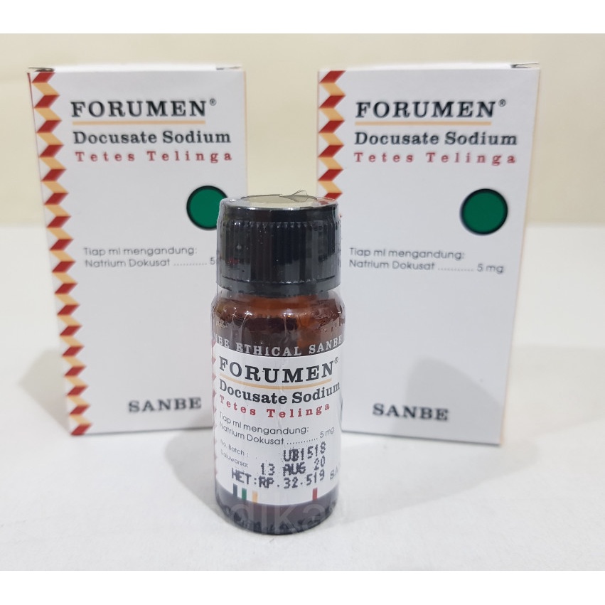 BEST SELLER!!! FORUMEN TETES TELINGA 10ML / MEMBANTU MEBGELUARKAN KOTORAN TELINGA