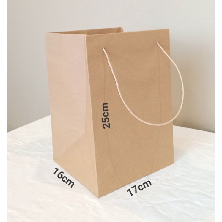 

Paperbag Polos 17x16x25cm
