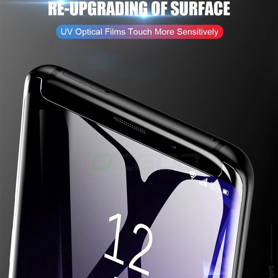 New Version UV Tempered Glass / Full CoverLiquid Glue Screen Protector / For Samsung Galaxy S20,S20Plus,S20Ultra,S10,S10Plus,S10e,S9,S9Plus ,S8,S8Plus,S7Edge,Note8,Note9,Note10,Note10Plus