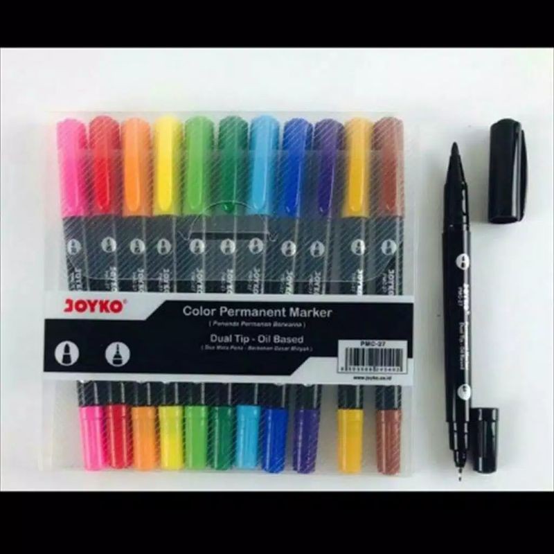 

Color Permanent Marker Dual Ti p Joyko