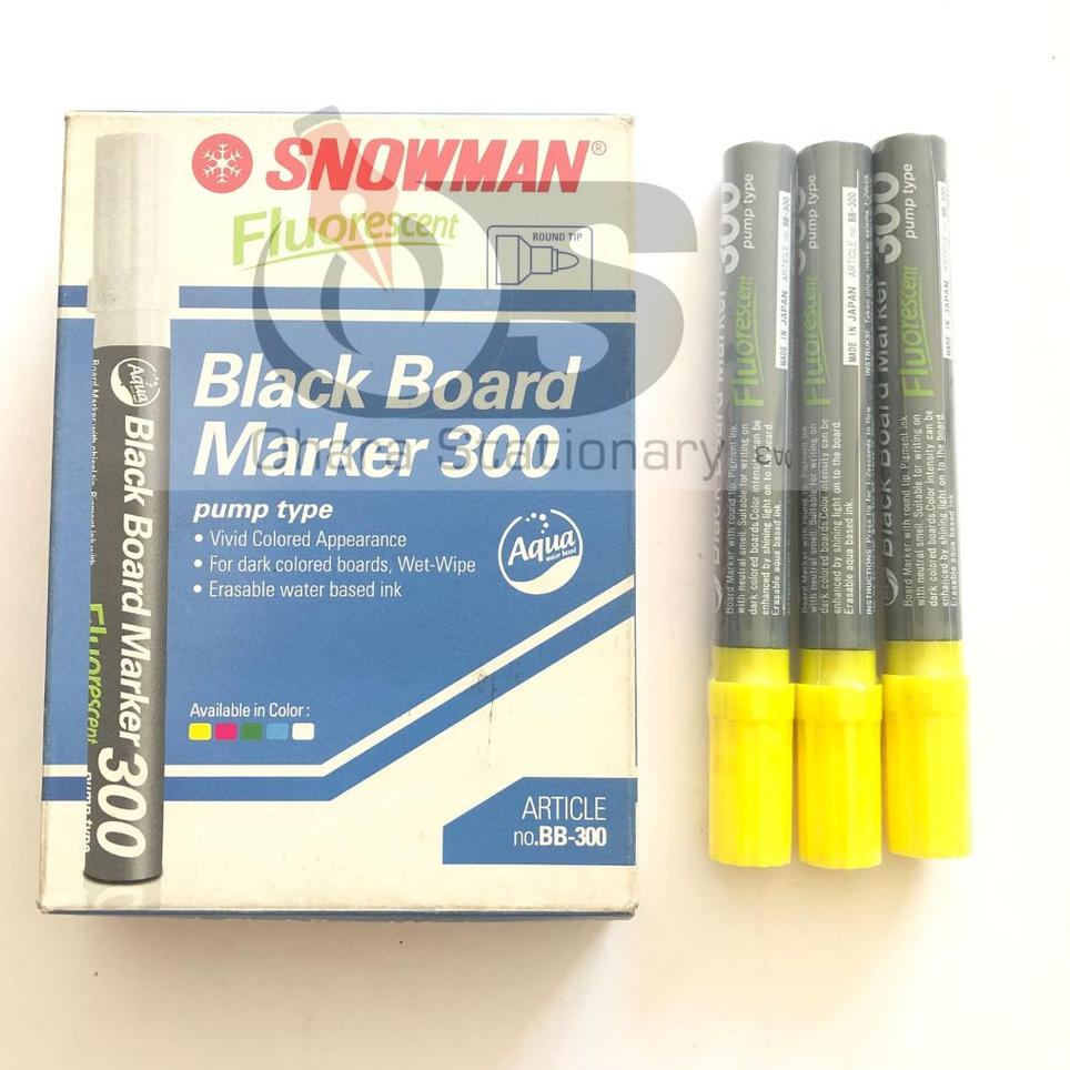 READY 9939 SNOWMAN Blackboard Marker BB-300 ORI Flourescent ㊋