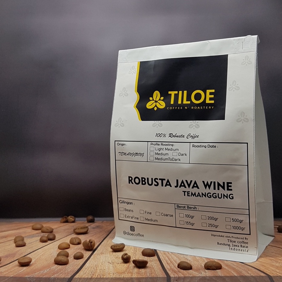 

Kopi Java Wine Robusta Coffee Specialty Bubuk/Biji - 250gram