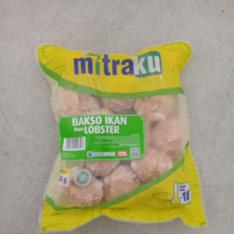 mitraku bakso ikan rasa lobster 250gr