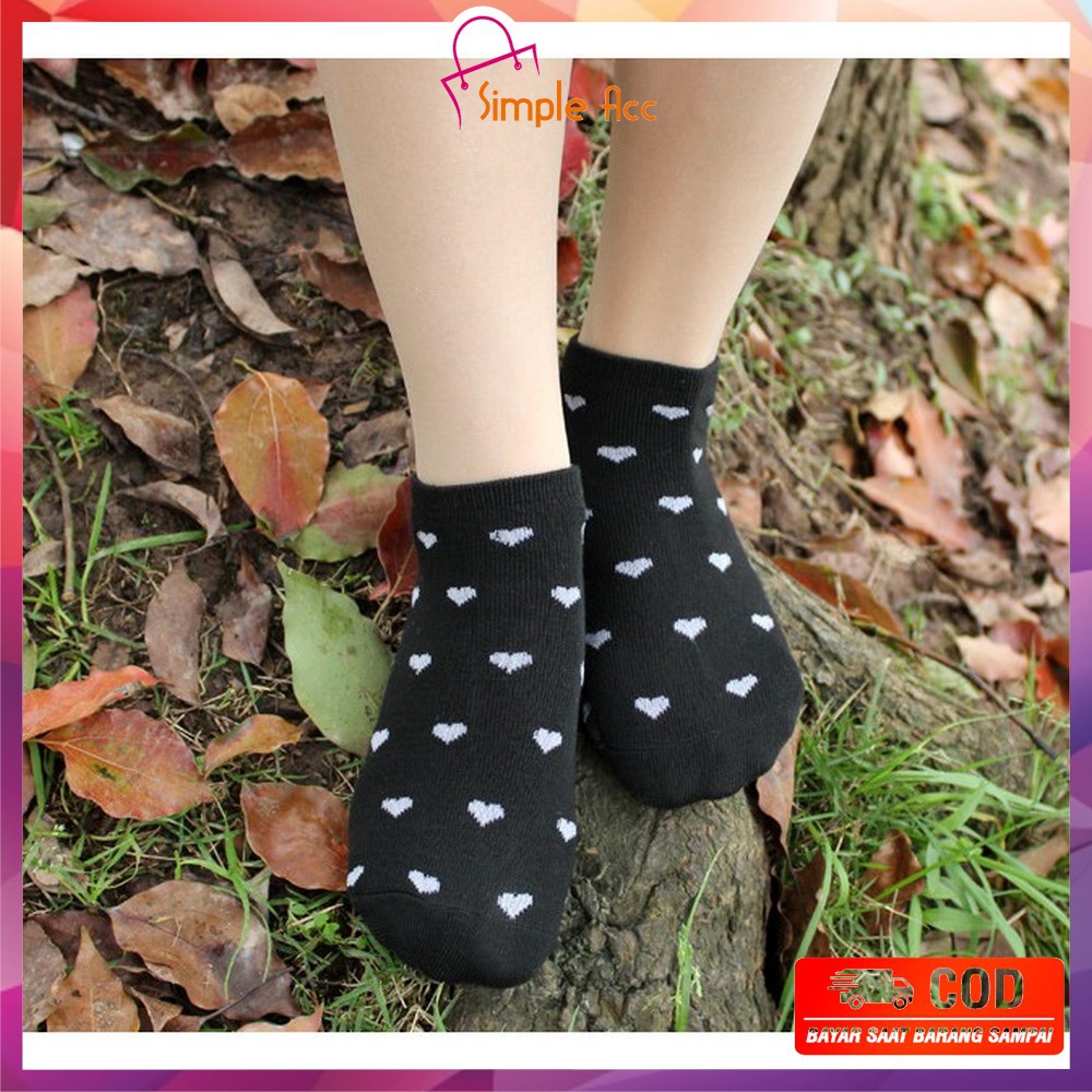~COD~ DO-P51-P54 Kaos Kaki Pendek Dewasa / Kaos Kaki Semata Kaki / Kaos Kaki Ankle Motif/Short Socks-7
