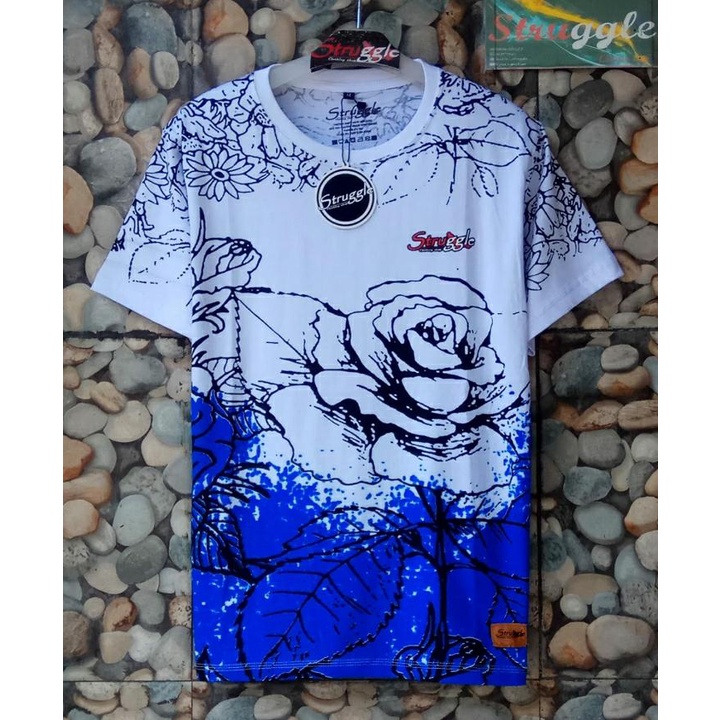 Kaos Struggle Distro Bahan Cotton Combad 24s