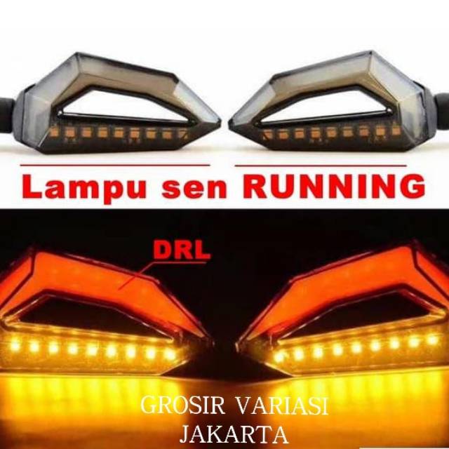 lampu led sein moge drl lampu sein samping motor laki sein running kualitas bagus ninja cbr vario dl