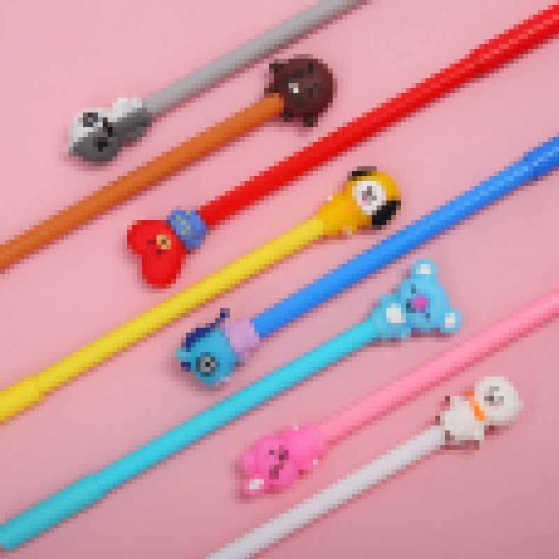 PULPEN GEL BT21 BTS KPOP TERMURAH / BOLPEN GEL BT21 / BOLPOIN BT21 / PULPEN BT21 / PULPEN GEL BTS