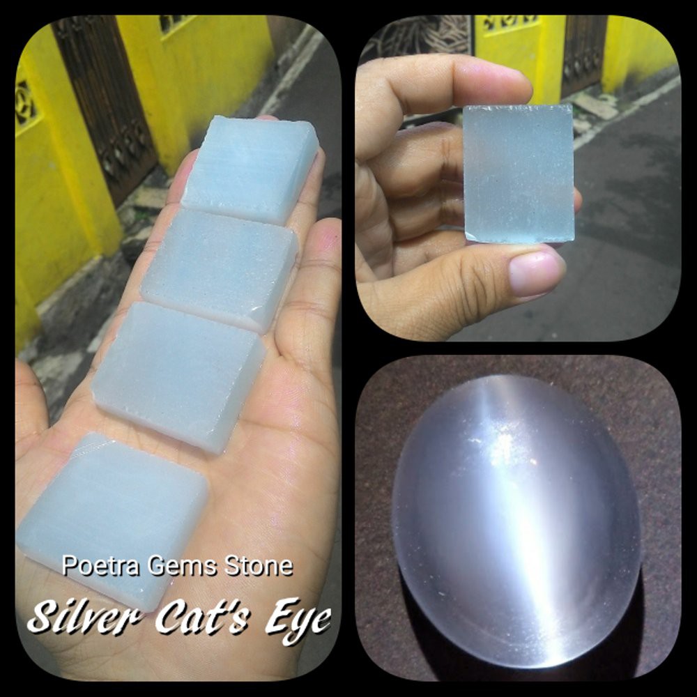 CAT EYE SILVER ROUGH