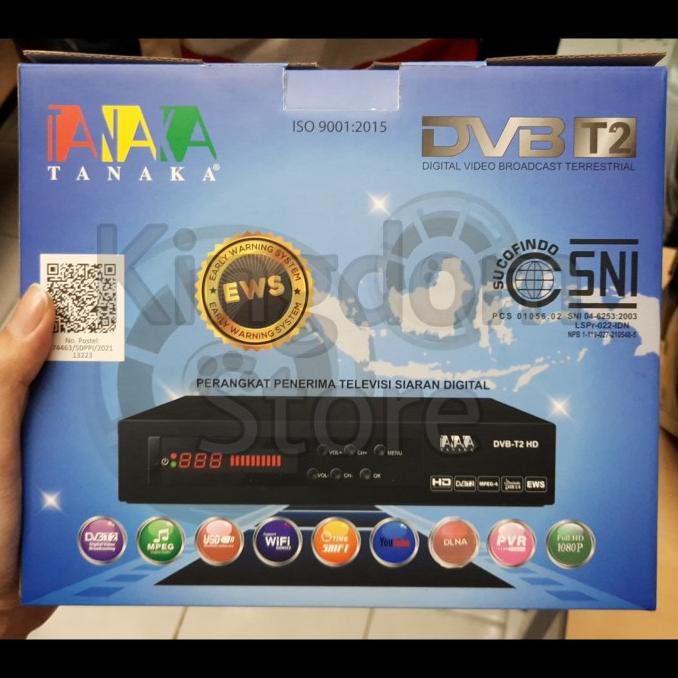Jual SET TOP BOX/Decoder/Reciver/STB DVB T2 DIGITAL TV TANAKA NEW
