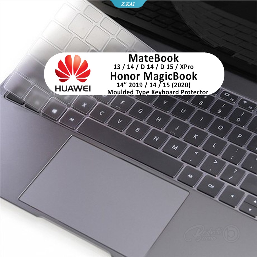 Film Pelindung Keyboard Bahan Silikon Lembut Transparan Anti Debu 14 Inch Untuk Huawei MateBook D15 D 14 XPro MateBook 13