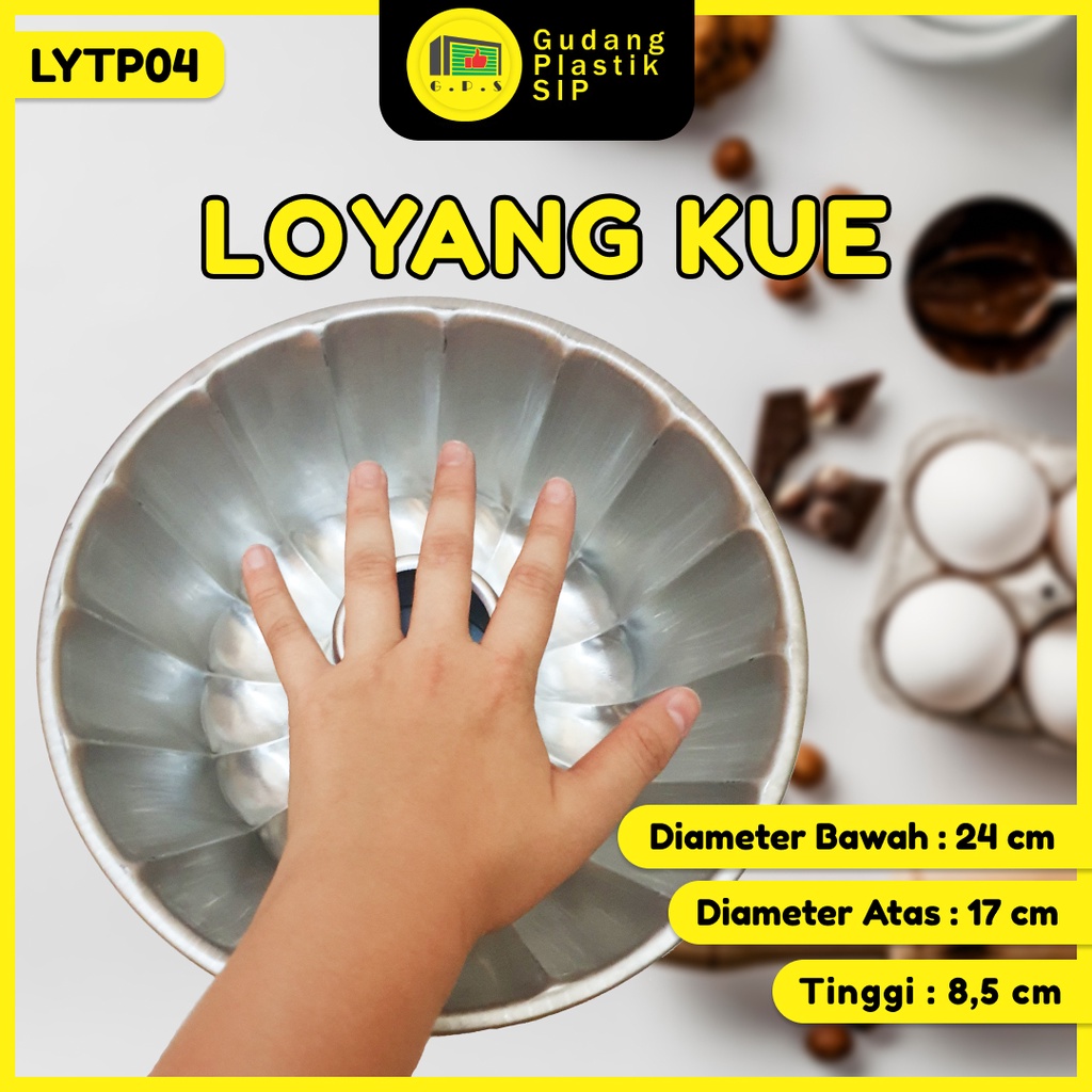 Loyang Press Cetakan Tulban Tanpa Sambungan Tipe Bolu LYTP04