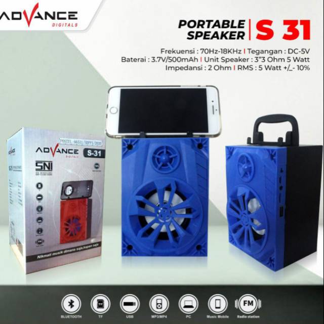 ADVANCE Speaker portable Bluetooth S-31