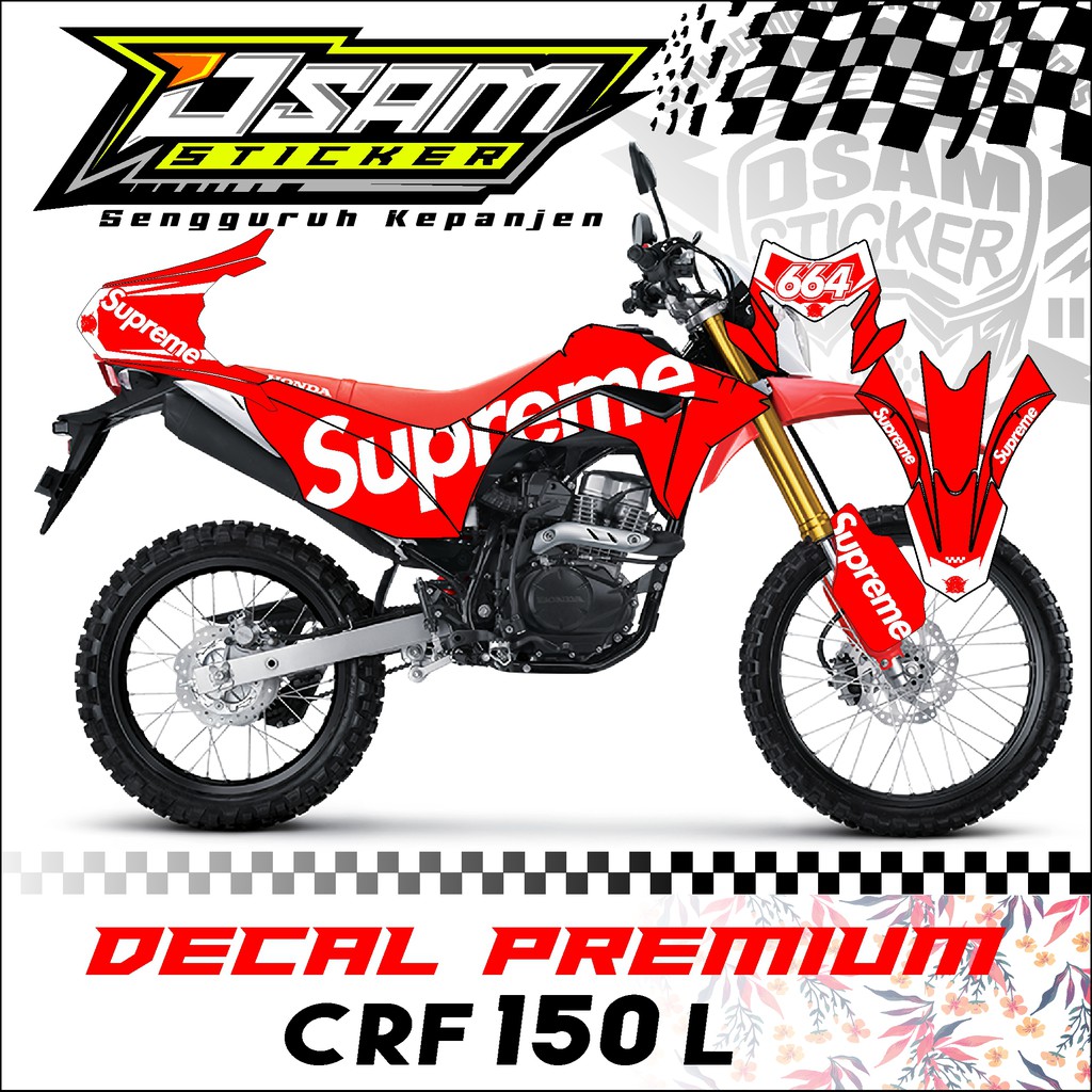 DECAL CRF 150L FULL SUPREME (BISA COD)