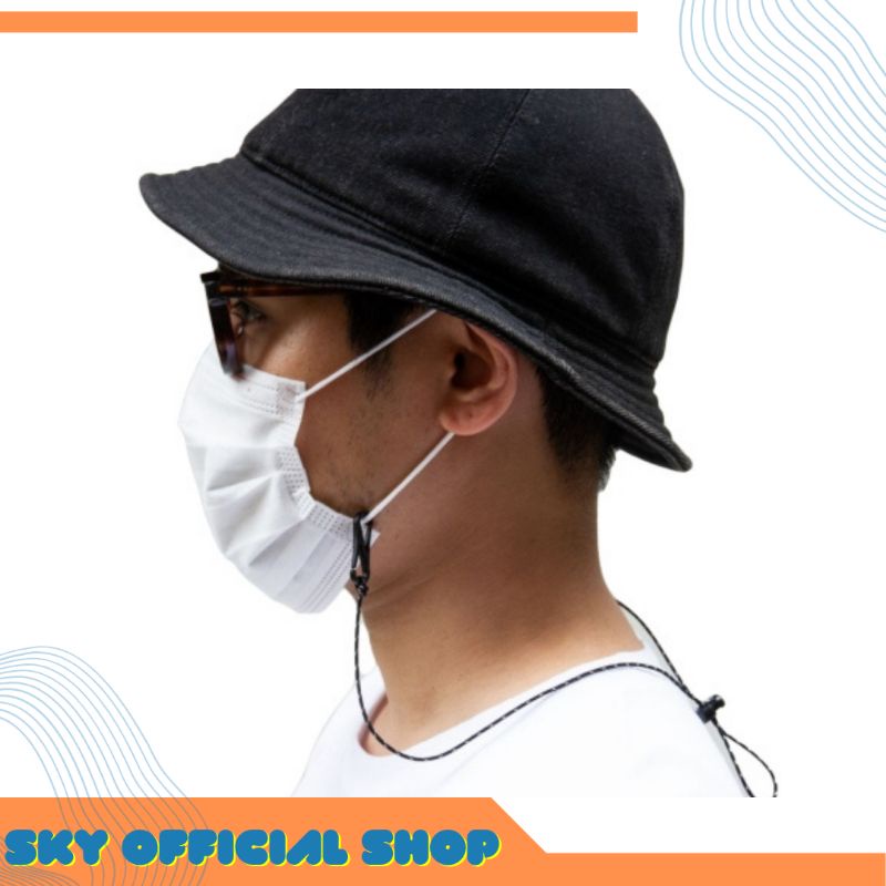 Tali Masker Kalung Lanyard Mask Strap Premium Paracord Prusik Elastic Tali Kacamata Besi Nikel Alloy