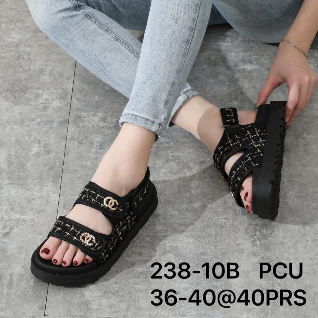 SANDAL TALI BELAKANG / SANDAL JELLY WANITA / SANDAL WEDGES WANITA / SANDAL KOKOP BAN TERBARU BALANCE 238-10B