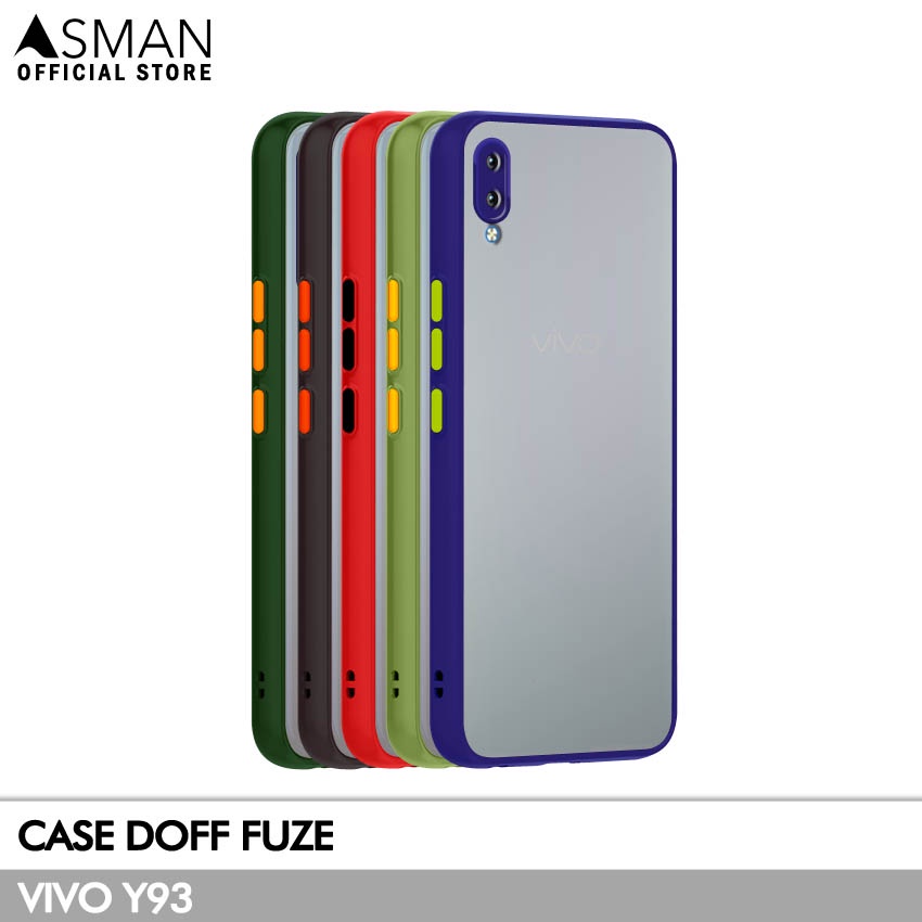 Asman Case Vivo Y93 Doff Fuze Premium Shield Protector