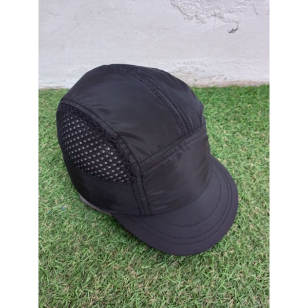 topi sepeda polos hitam 1paket