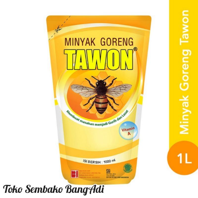 MINYAK GORENG TAWON 1 LITER / DUS