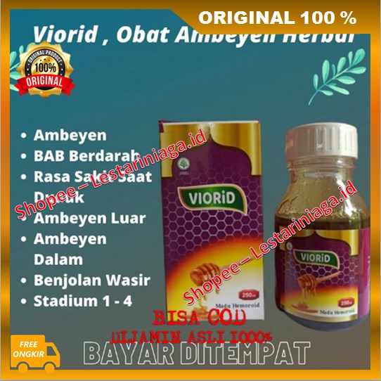 Viorid Madu Obat Wasir Solusi Atasi Ambeyen Atau Wasir Dijamin Ada Perubahan ORIGINAL BPOM