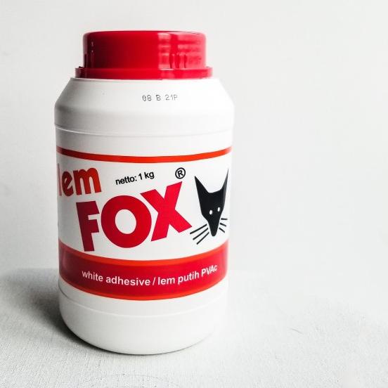 

➭ Lem Fox 1 kg / Lem putih PVAc ❊