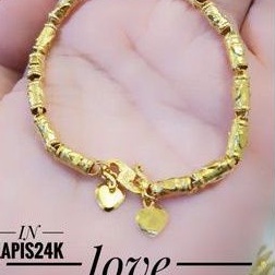 Shupping gelang lapis emas 24 k S22