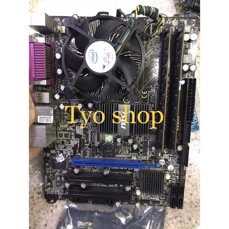 Paket Mainboard G41 Quadcore 3.0Ghz/12M/1333 Fan ram 4Gb / Procie Setara core2Quad q9650 bukan Q9550