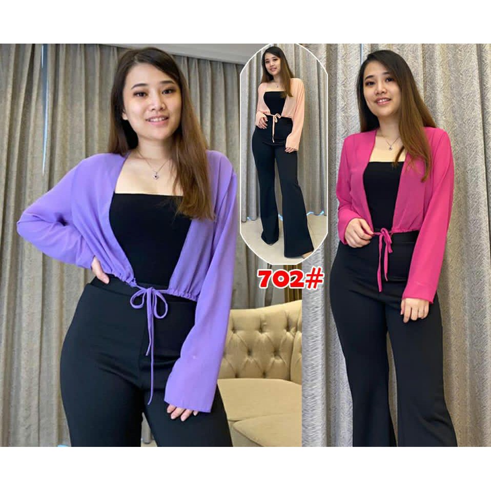 [VM] - 702#kardigan siffon// fashion wanita// style fashion