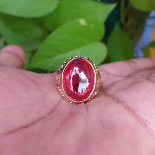 CINCIN BATU AKIK MERAH SIAM BANGKOK (Z)