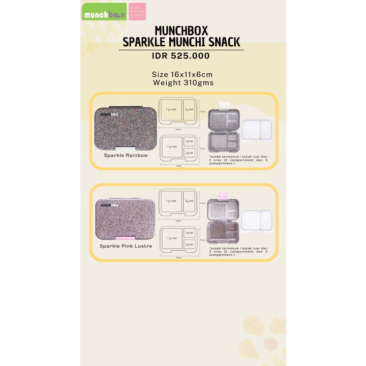 MUNCHBOX SPARKLE MUNCHI SNACK (LUNCH BOX)