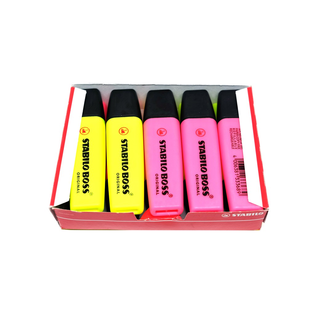 

Stabilo Boss Original Highlighter 1 Kotak (10 Pcs)