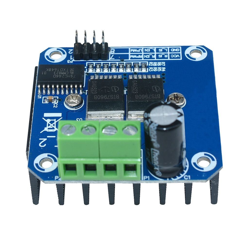 〖Factory Supplier/COD〗Motor Driver Semikonduktor bts7960b btn7960 43A H-Bridge PWM untuk Arduino