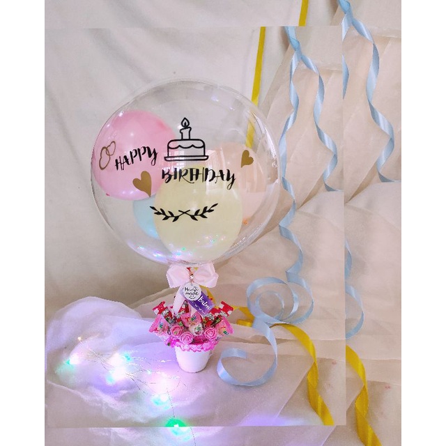 Balon Box/Balon Snack/Balon Ultah/Balon Buket/Balon Custom/Balon Bening/Buket Wisuda/Snack Balon/
