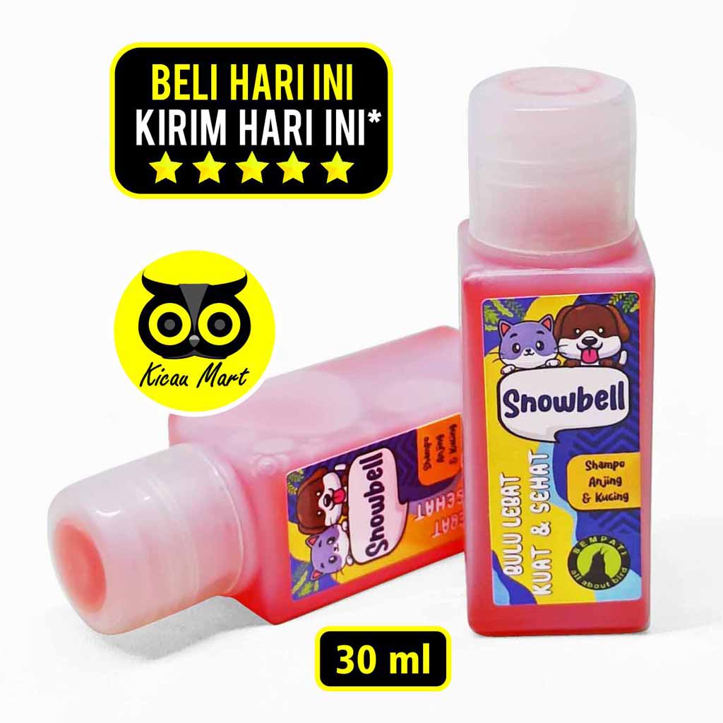 Shampo Shampoo Kucing Anjing Snowbell 30 Ml Sampo Kucing Anti Obat Kutu Scabies Basmi Jamur Jamuran Cegah Rontok Bulu Sehat Degreaser Pet Grooming Anti Tick Kitten Anjing Anabul