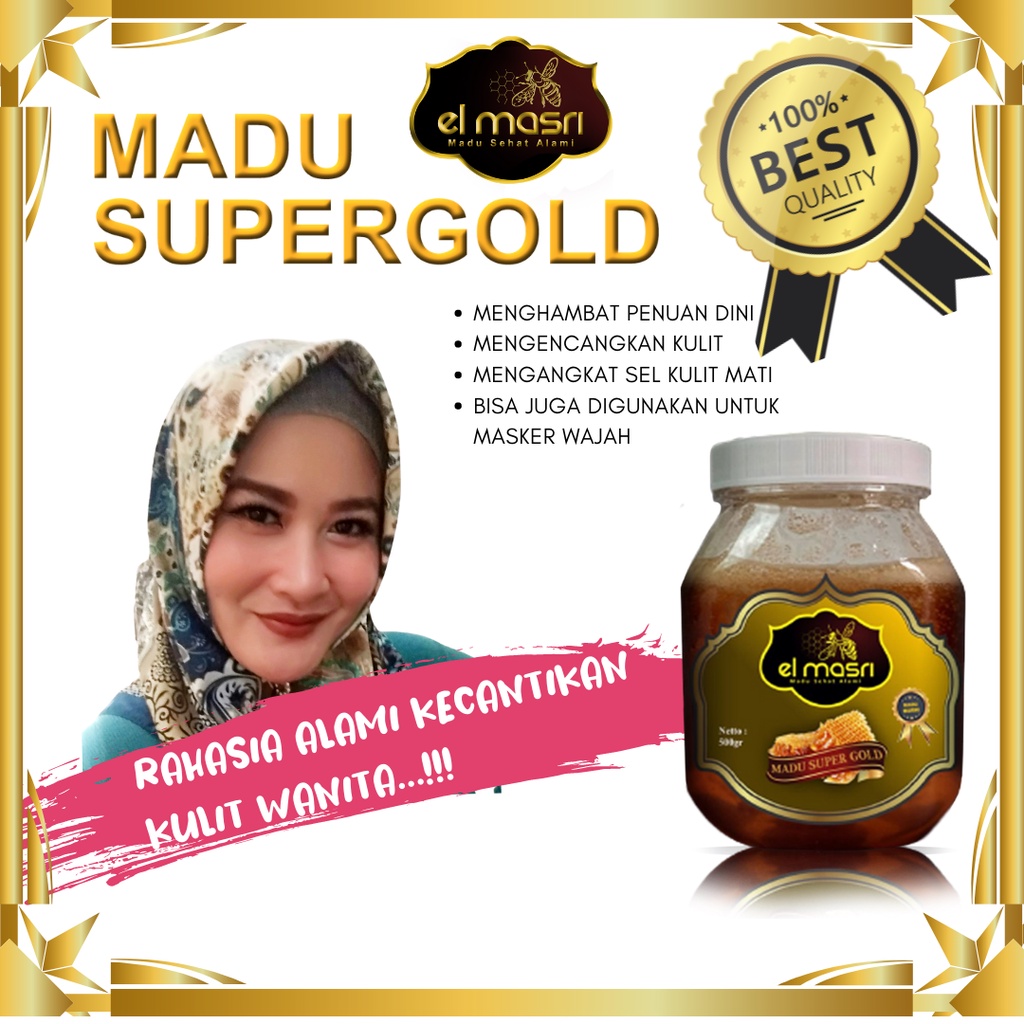 

MADU MURNI SUPER GOLD ELMASRI / MADU ASLI 500gr