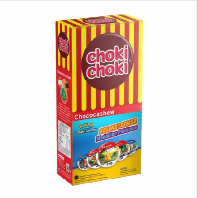 

Choki-choki Pasta Chococashew Coklat 20 Pcs @ 11gr