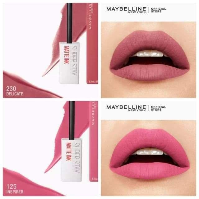 Maybelline Superstay Matte Ink Liquid Matte Lipstick Make Up BPOM