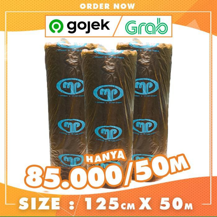 

PROMO - BUBBLE WRAP MURAH ROLL 50 METER HITAM BUBLE WRAP - MULIAPACK ORANGE - MP-OR Hitam